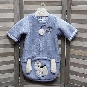 Puppy Love Cozy Bag Onesie | Izzy & Oliver | 0-12 Months